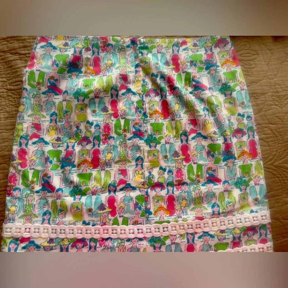 Lilly Pulitzer Roslyn Derby skirt in Giddy Up - Picture 2 of 12